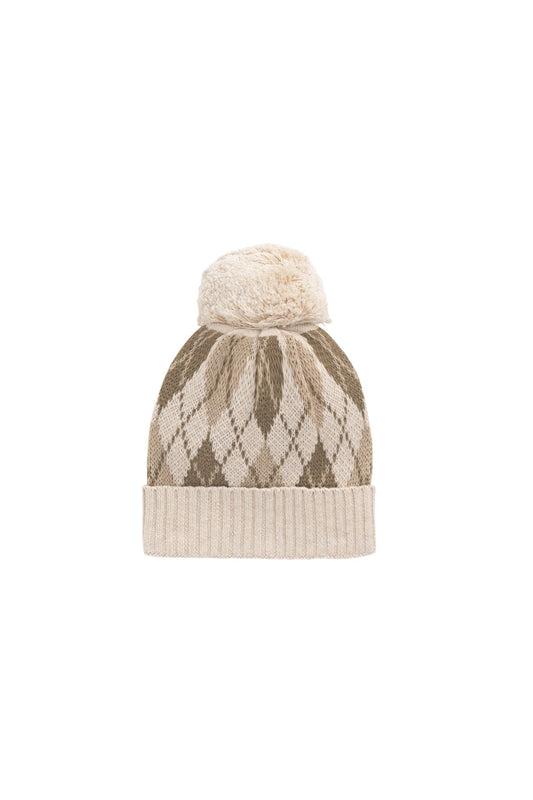 Enzo Hat - Enzo Jacquard Oatmeal Marle