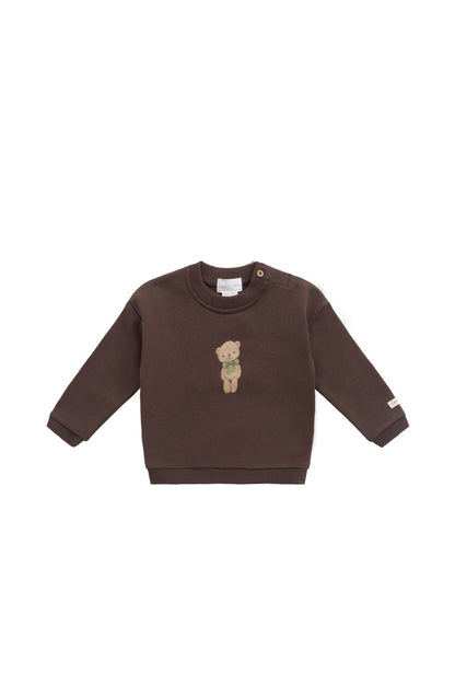 Organic Cotton Damien Sweatshirt - Earth Little Ted