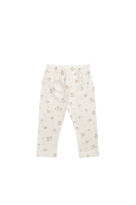 Organic Cotton Everyday Legging - Emilia Egret
