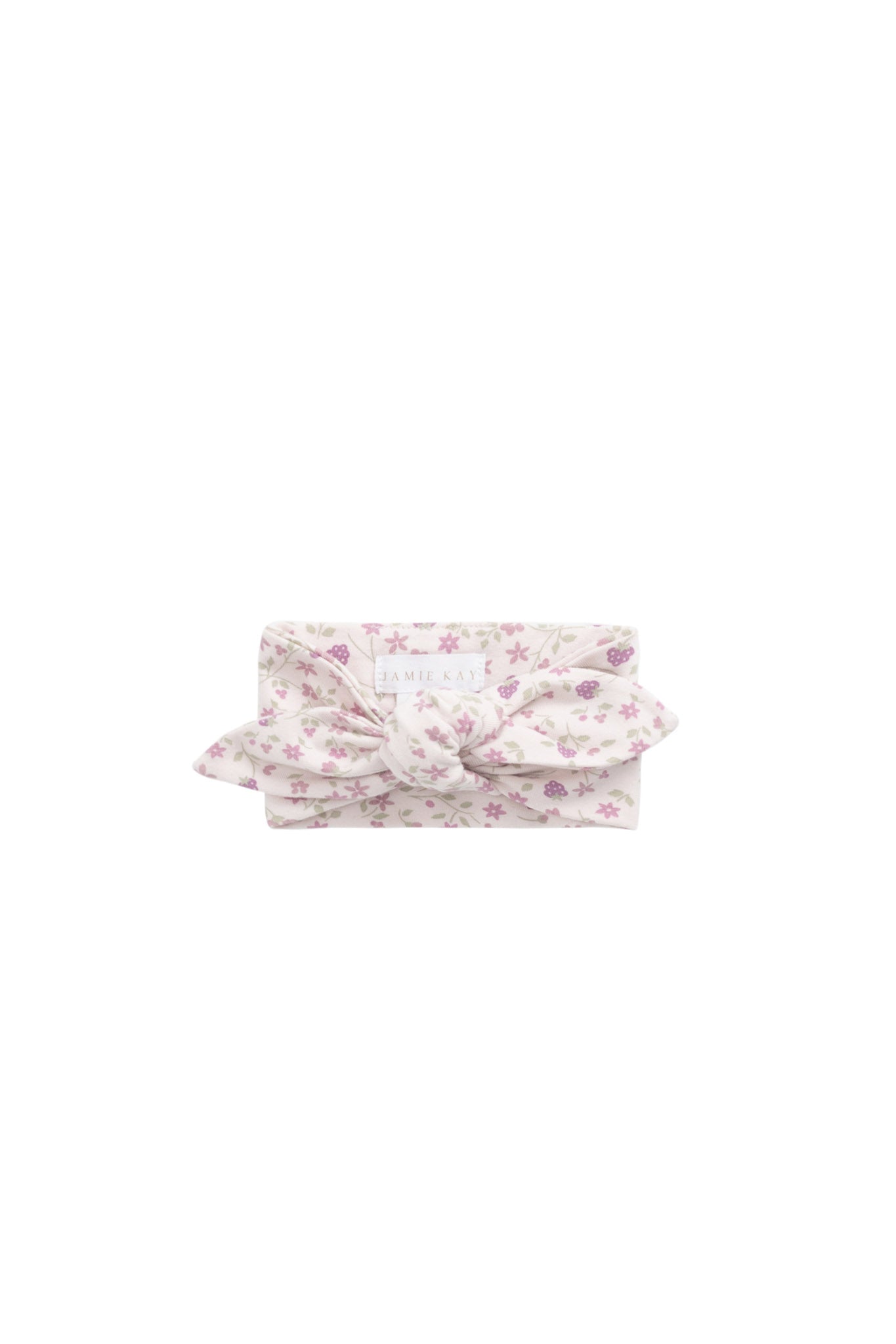 Organic Cotton Headband - Adaline Berries Ballet Pink