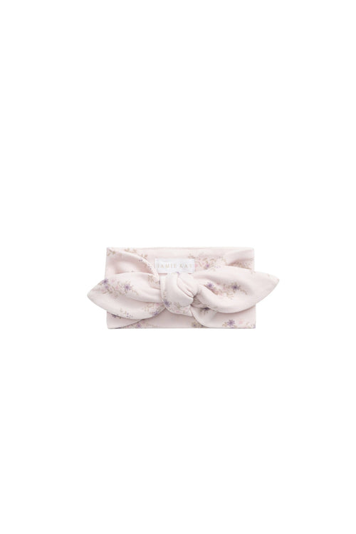 Organic Cotton Headband - Sweet Pea Floral