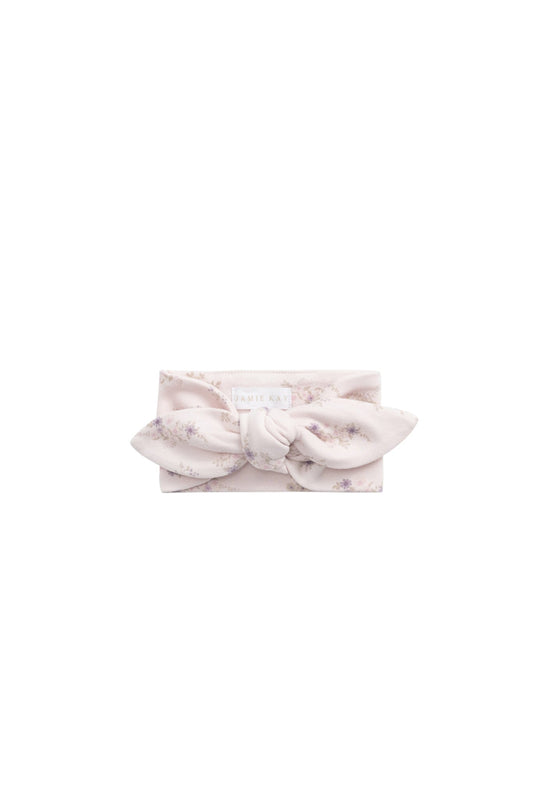 Organic Cotton Headband - Sweet Pea Floral