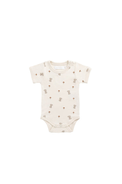 Organic Cotton Hudson Short Sleeve Bodysuit - Le Lapin