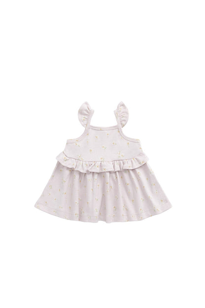 Organic Cotton Kaia Top - Simple Flowers Lilac