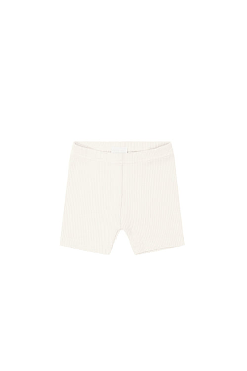 Organic Cotton Modal Elisa Bike Short - Whisper