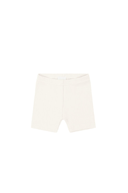 Organic Cotton Modal Elisa Bike Short - Whisper