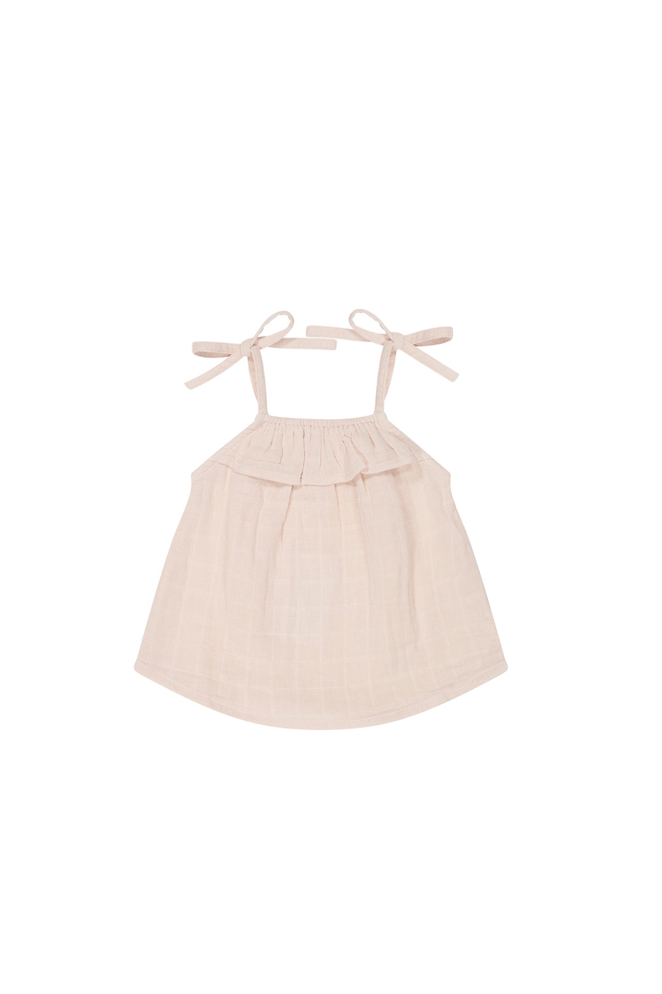 Organic Cotton Muslin Arielle Top - Ballet Pink