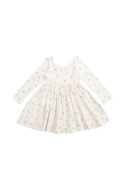 Organic Cotton Tallulah Dress - Emilia Egret
