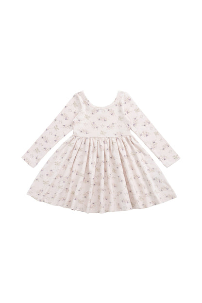 Organic Cotton Tallulah Dress - Sweet Pea Floral