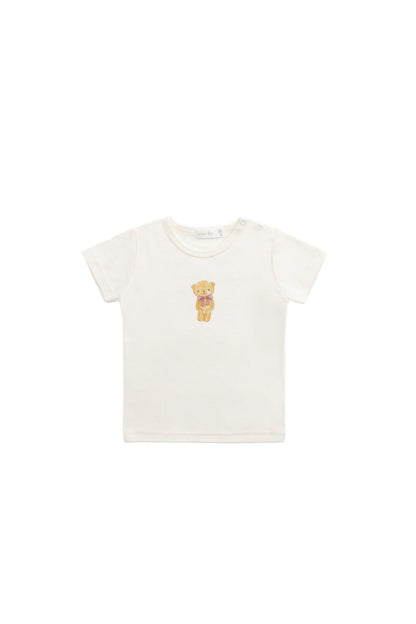 Pima Cotton Aude Tee - Cloud Little Georgie