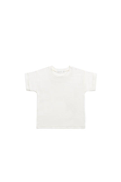 Pima Cotton Eddie Tee - Parchment