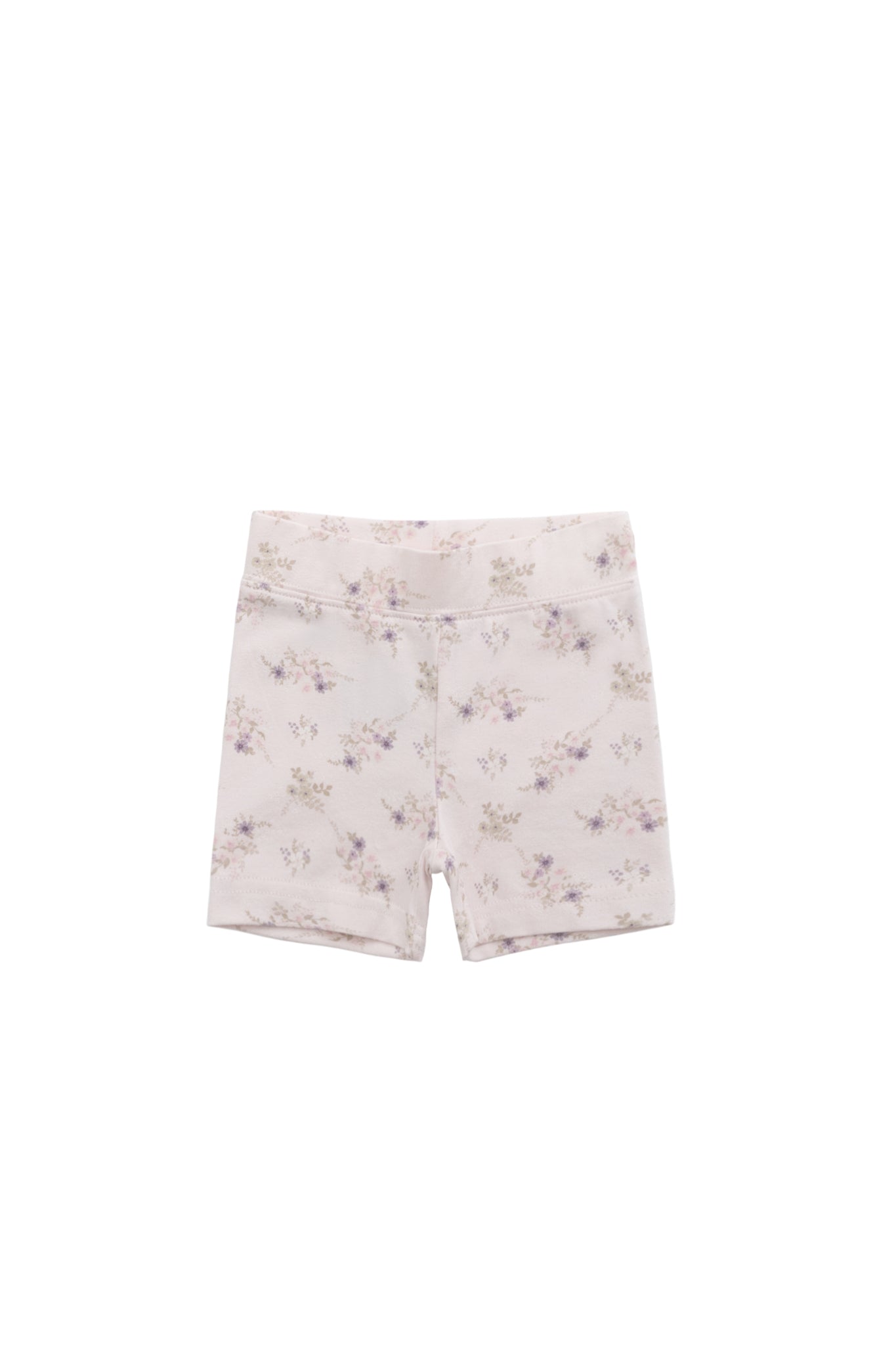 Organic Cotton Everyday Bike Short - Sweet Pea Floral