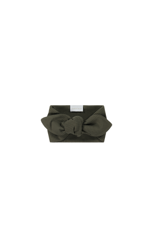 Organic Cotton Modal Headband - Olive