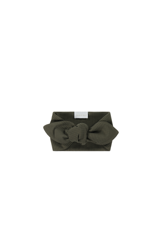 Organic Cotton Modal Headband - Olive