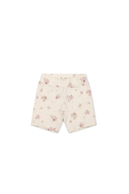 Organic Cotton Everyday Bike Short - Lauren Floral Tofu