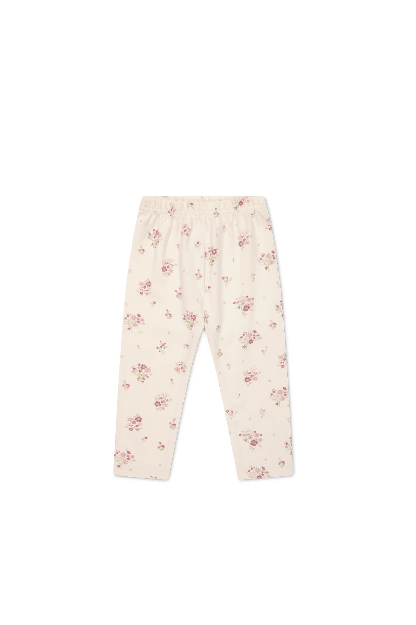 Organic Cotton Everyday Legging - Lauren Floral Tofu