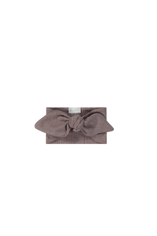 Organic Cotton Modal Headband - Truffle Marle