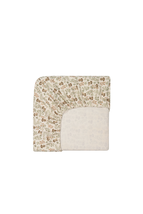 Organic Cotton Cot Sheet - Charlies Backyard
