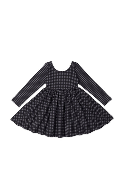 Organic Cotton Tallulah Dress - Gingham Night