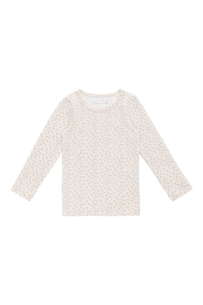 Organic Cotton Long Sleeve Top - Penelope Rose Small