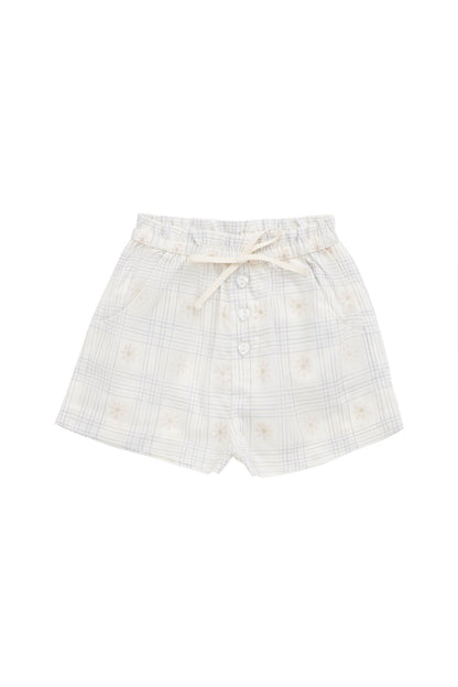 Organic Cotton Neve Short - Marguerite Egret