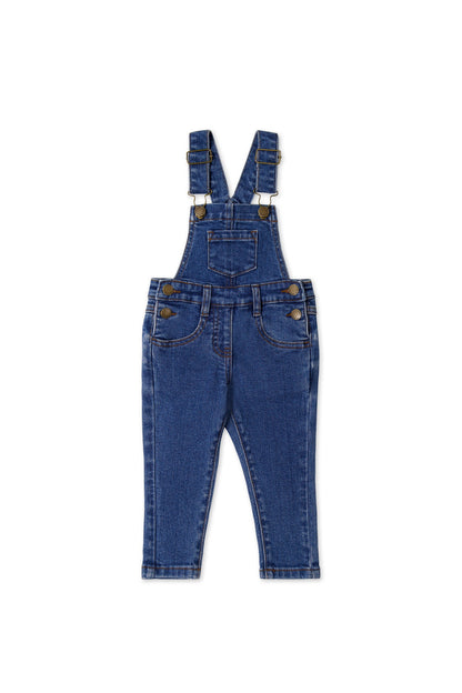 Jordie Overall - Mid Wash Denim