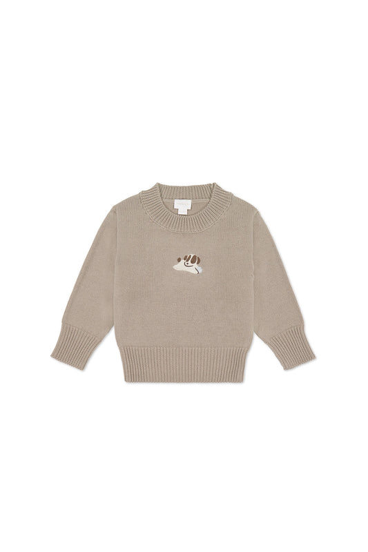 Leon Knit Jumper - Tweed Sasha Puppy