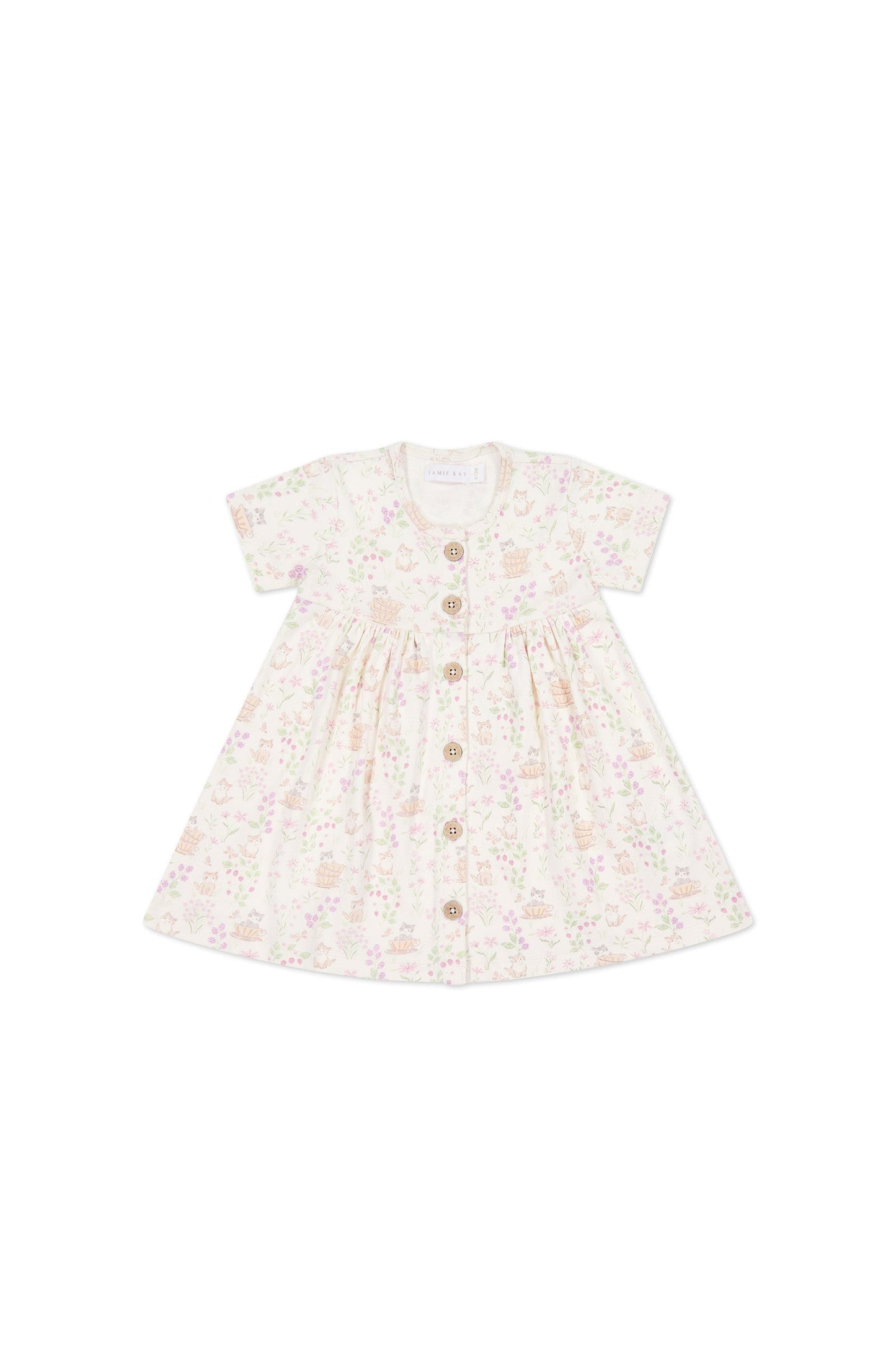 Organic Cotton Lola Dress - Moons Garden