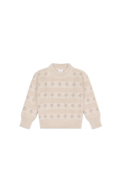 Miranda Jumper - Miranda Light Oatmeal Marle
