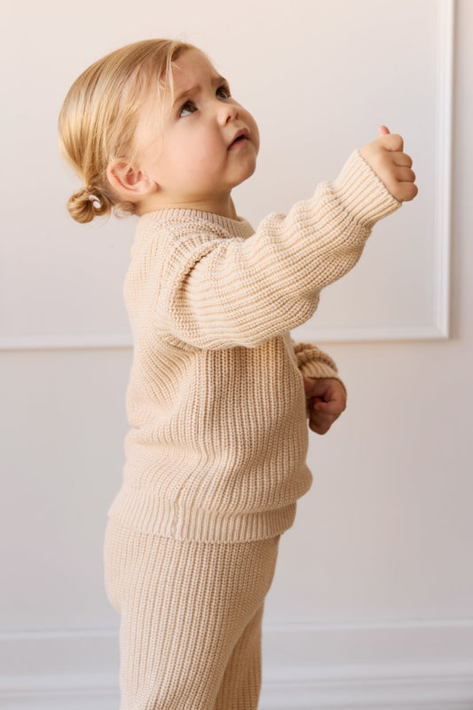 Morgan Jumper - Oatmeal Marle