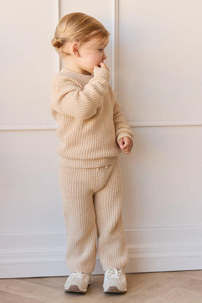 Morgan Jumper - Oatmeal Marle