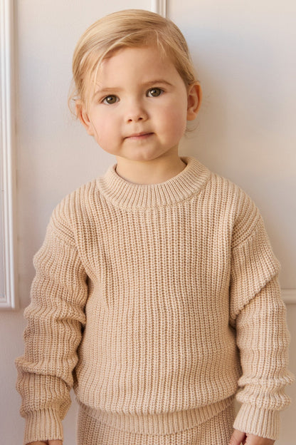 Morgan Jumper - Oatmeal Marle