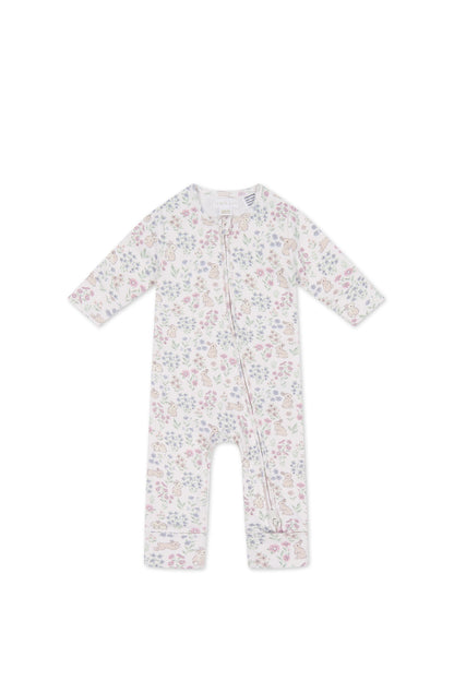 Organic Cotton Frankie Onepiece - Penny's Egg Hunt Parisian Pink