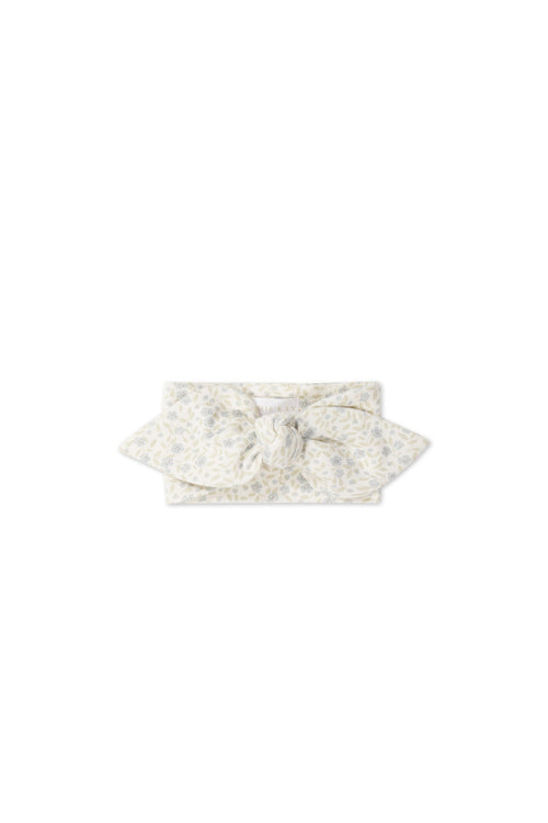 Organic Cotton Headband - Elodie Whisper White