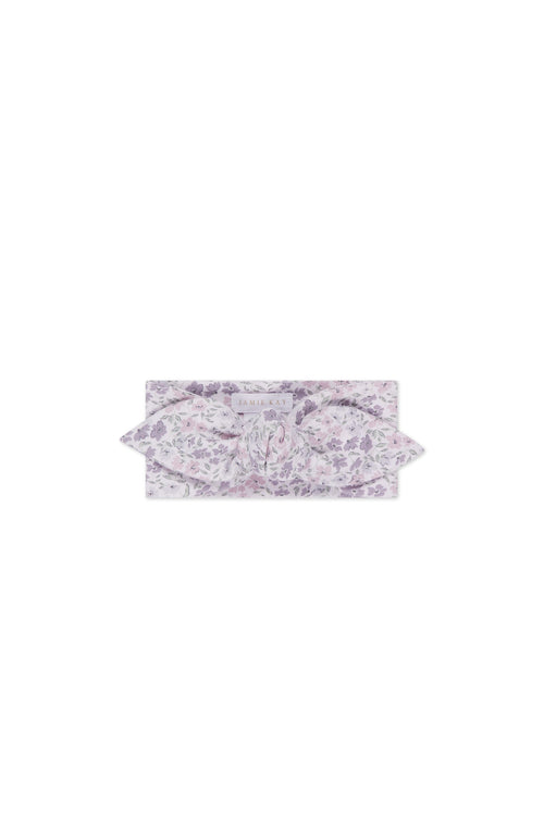 Organic Cotton Headband - Fifi Lilac