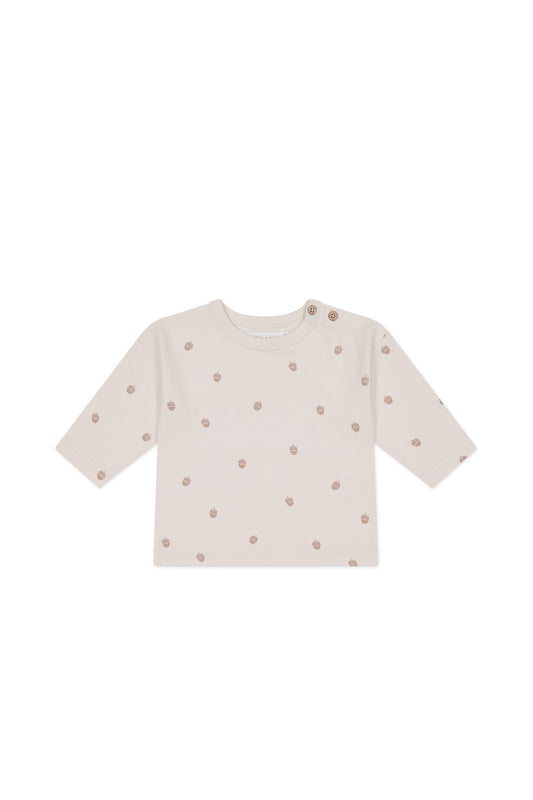 Organic Cotton Levi Long Sleeve Top - Acorns Tofu