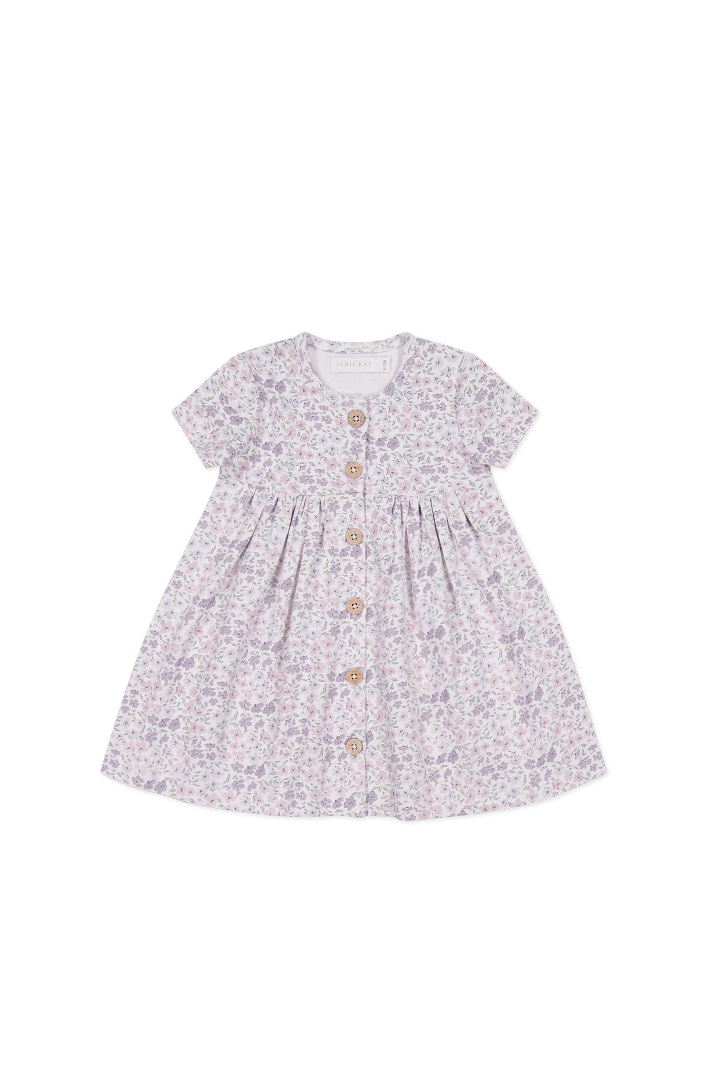 Organic Cotton Lola Dress - Fifi Lilac