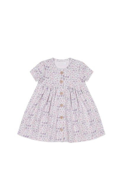 Organic Cotton Lola Dress - Fifi Lilac