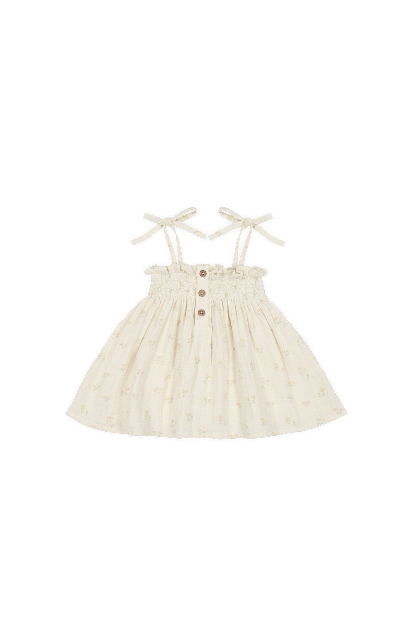 Organic Cotton Muslin Ellie Top - Pauline Chamomile