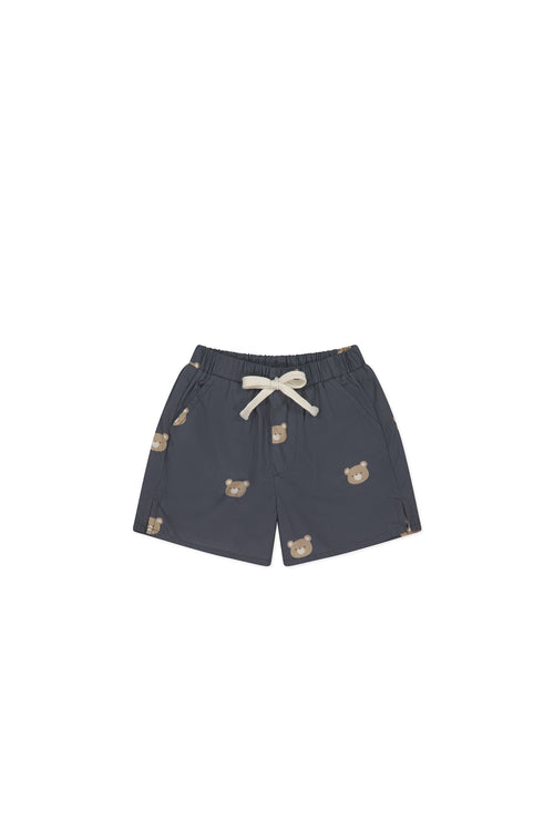 Organic Cotton Silas Short - Bobby Bears Shadow