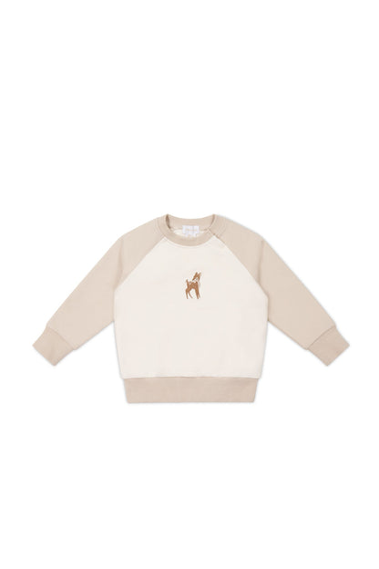 Organic Cotton Tao Sweatshirt - Fable Deer Cloud