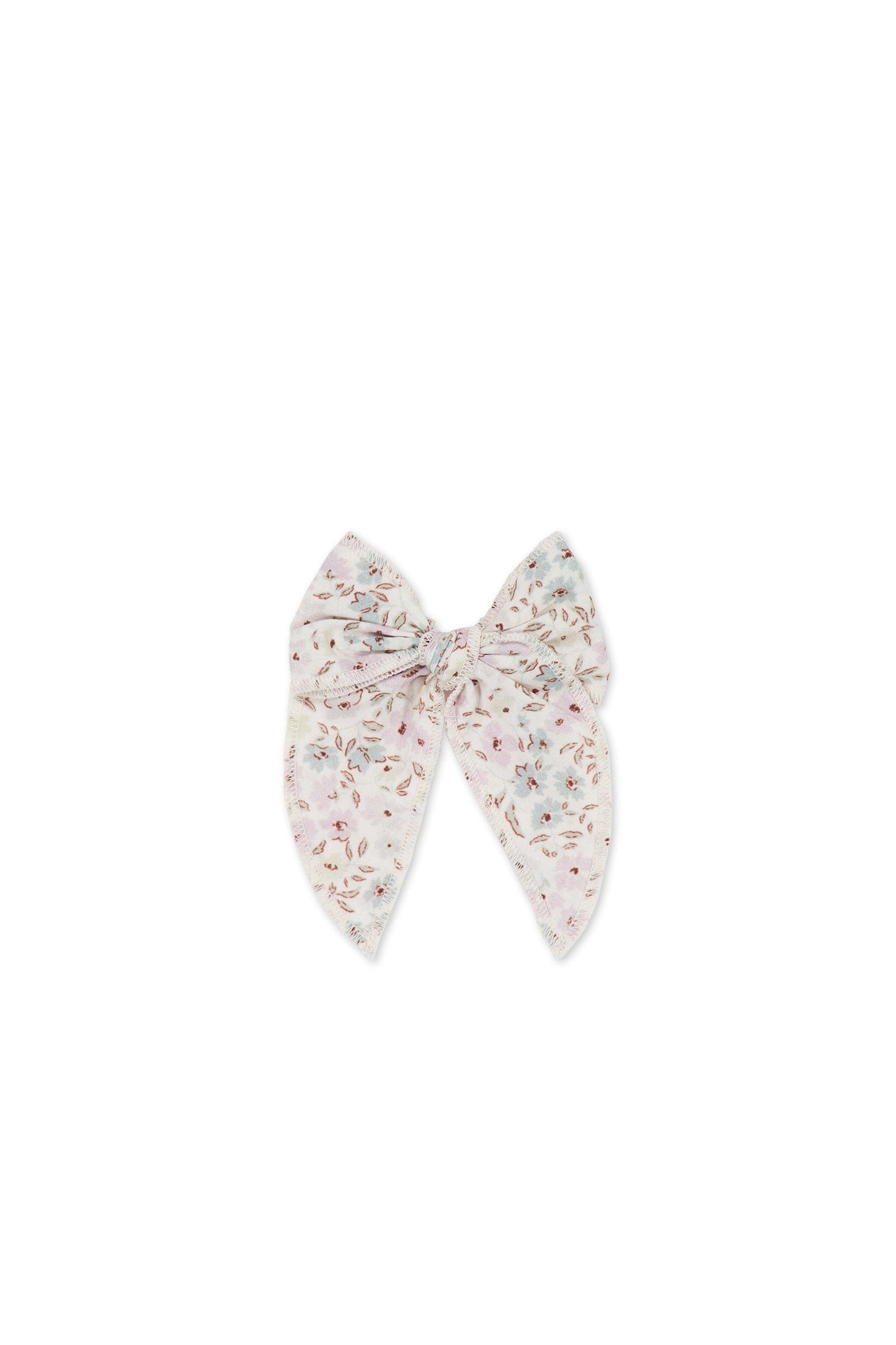 Organic Cotton Voile Bow - Fifi Violet