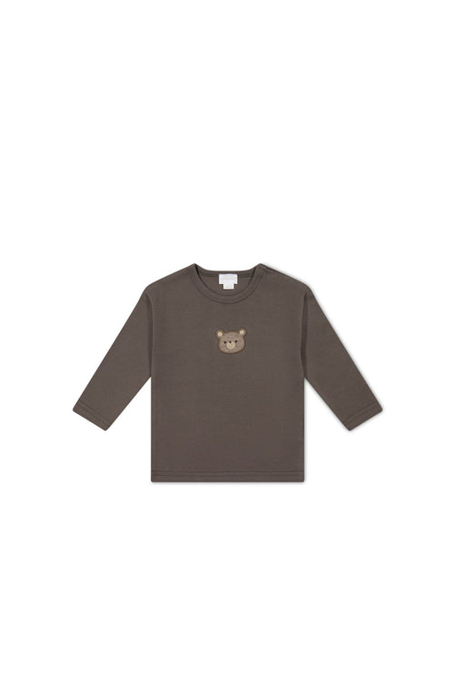 Pima Cotton Arnold Long Sleeve Top - Brownie Bobbie Bear