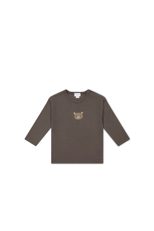 Pima Cotton Arnold Long Sleeve Top - Brownie Bobbie Bear