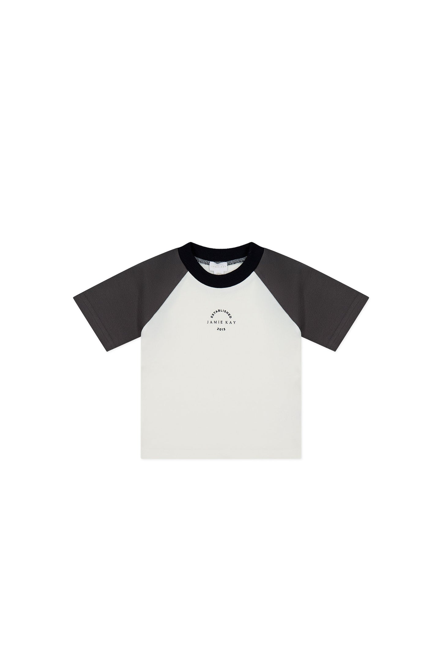 Pima Cotton Dax Tee - Parchment/Pinecone JK Established