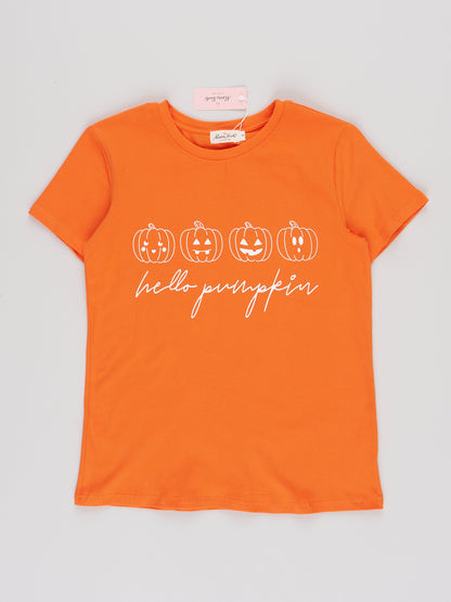 "Hello Pumpkin" Family Jack-O-Lantern Shirt