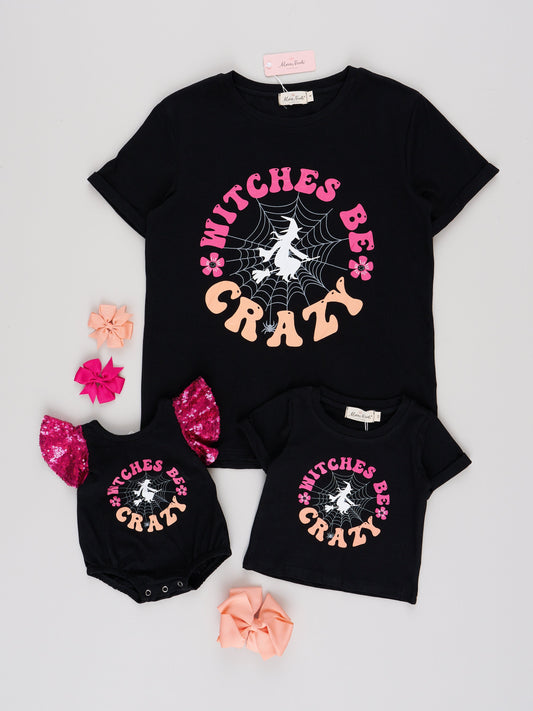 Mom & Me "Crazy Witch" Top & Romper
