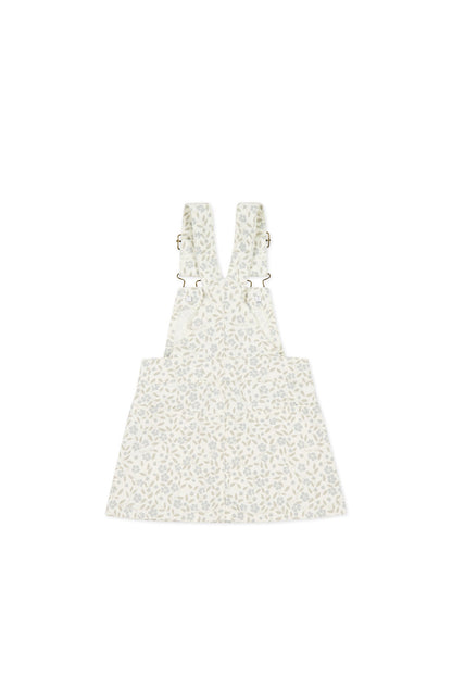Vintage Overall Dress - Elodie Whisper White
