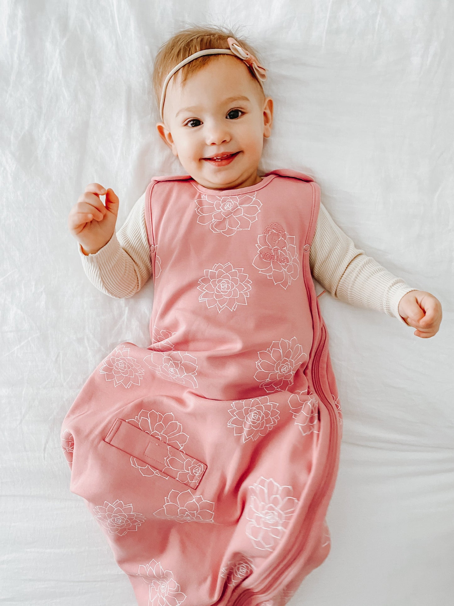 4 Season® Ultimate Baby Sleep Bag, Merino Wool & Organic Cotton, Succulent