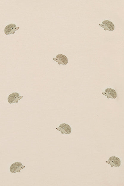Pima Cotton Eddie T-Shirt - Henry Hedgehog Birch